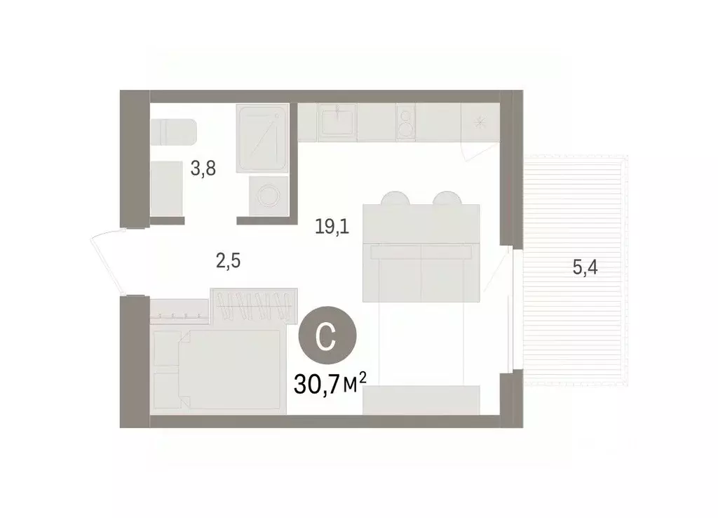 Студия Новосибирская область, Новосибирский район, Краснообск рп, 3-й ... - Фото 2