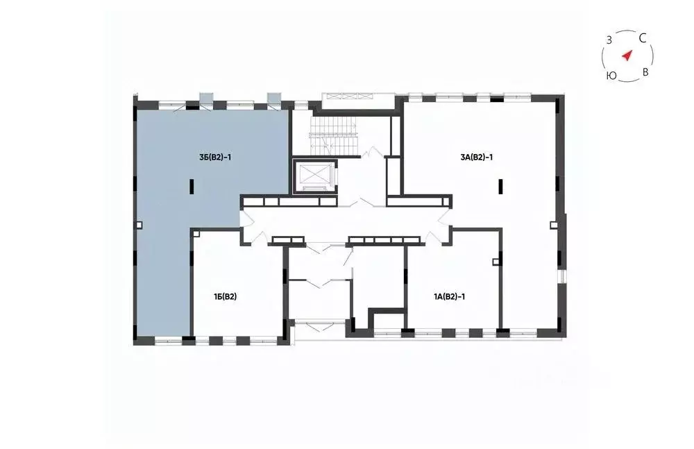 3-к кв. Татарстан, Казань Минтимер жилой комплекс (94.46 м) - Фото 2