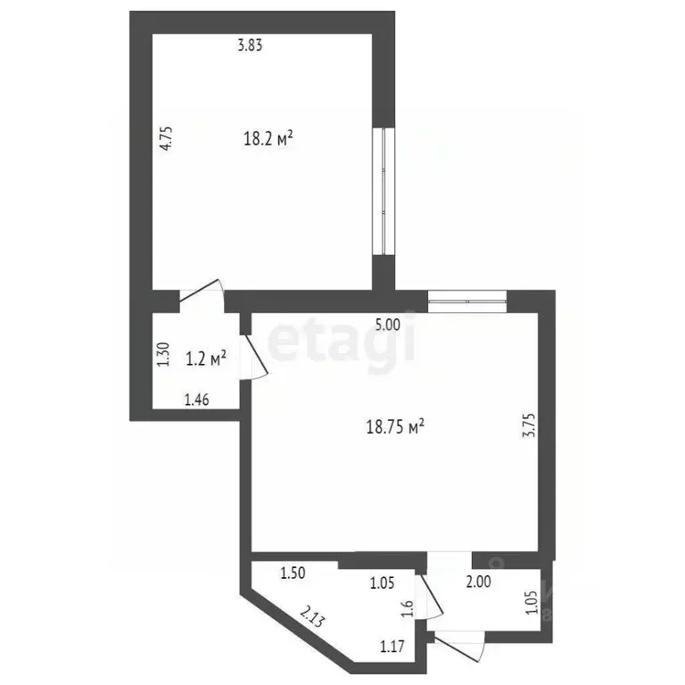 1-к кв. Оренбургская область, Оренбург ул. Цвиллинга, 68 (44.9 м) - Фото 1