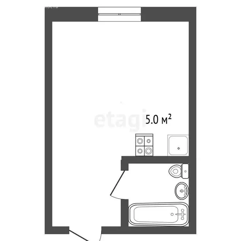 Квартира-студия: Новый Уренгой, микрорайон Лимбяяха, микрорайон ... - Фото 1