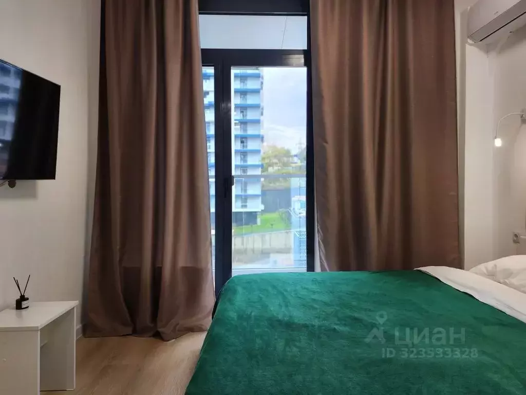 Студия Краснодарский край, Сочи Бытха мкр, ул. Ясногорская, 16/2к8 ... - Фото 0