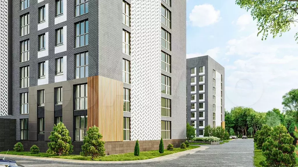 1-к. квартира, 43,6 м, 1/8 эт. - Фото 0
