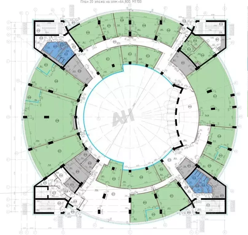 Помещение свободного назначения в Москва Тестовская ул., 8 (1763 м) - Фото 2