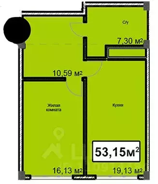 1-к кв. Ставропольский край, Ессентуки ул. Благодатная, 24 (53.15 м) - Фото 0