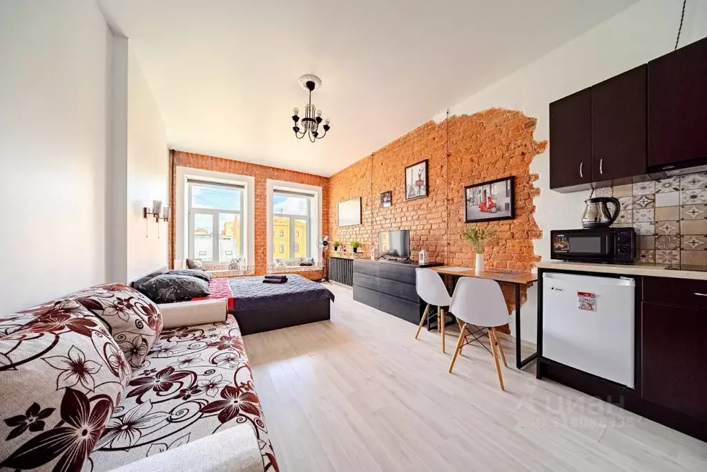 Студия Санкт-Петербург Лиговский просп., 117 (32.0 м) - Фото 1