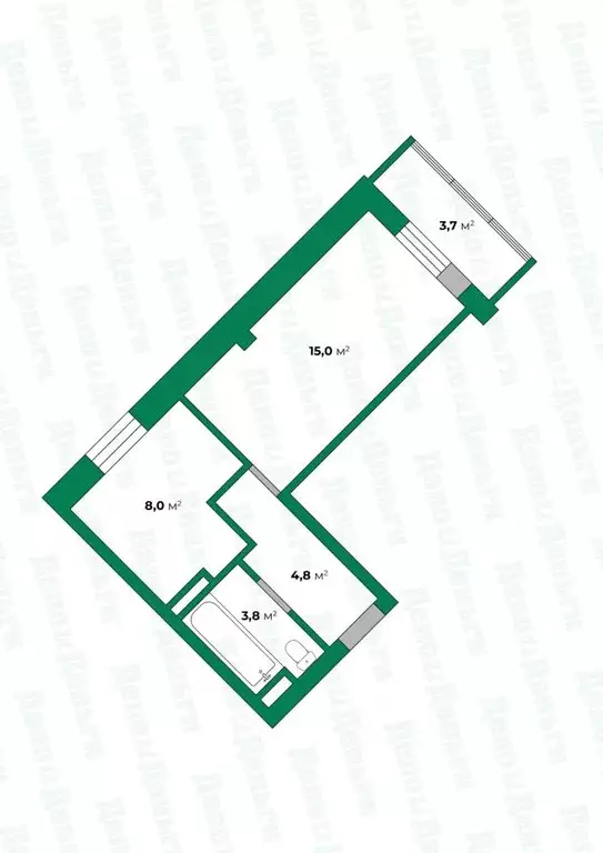 1-к кв. Кировская область, Киров ул. Ленина, 198к3 (31.6 м) - Фото 0