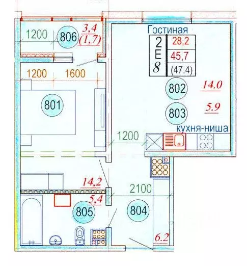 2-к кв. Камчатский край, Елизовский муниципальный округ, пос. ... - Фото 1