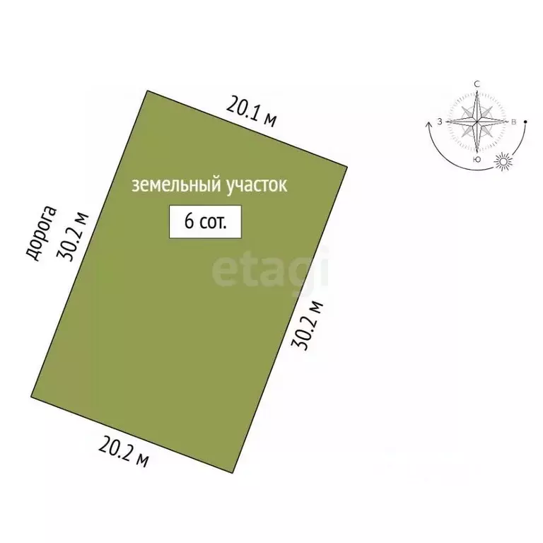 Участок в Крым, Ленинский район, Семисотское с/пос, с. Каменское ул. ... - Фото 1