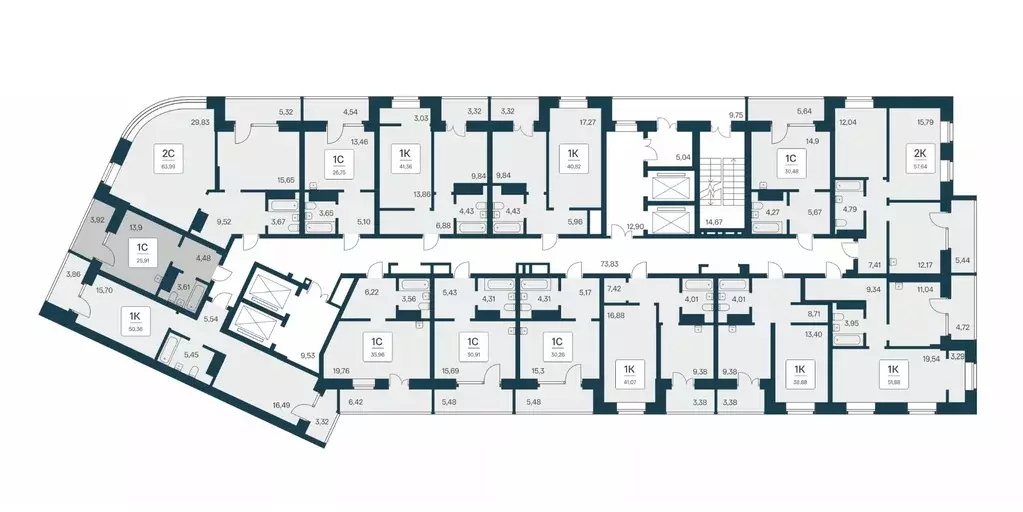 Студия Новосибирская область, Новосибирск Ипподромская ул., 12 (36.0 ... - Фото 2