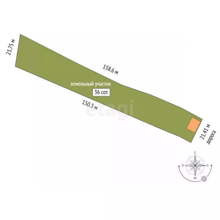 Участок в Мордовия, Большеберезниковский район, Гузынское с/пос, д. ... - Фото 2