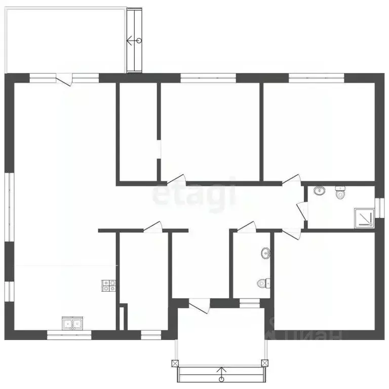 Дом в Мордовия, Лямбирский район, Берсеневское с/пос, Альтерра кп  ... - Фото 2