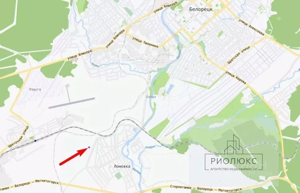 Участок в Башкортостан, Белорецкий район, с. Ломовка  (15.0 сот.) - Фото 1