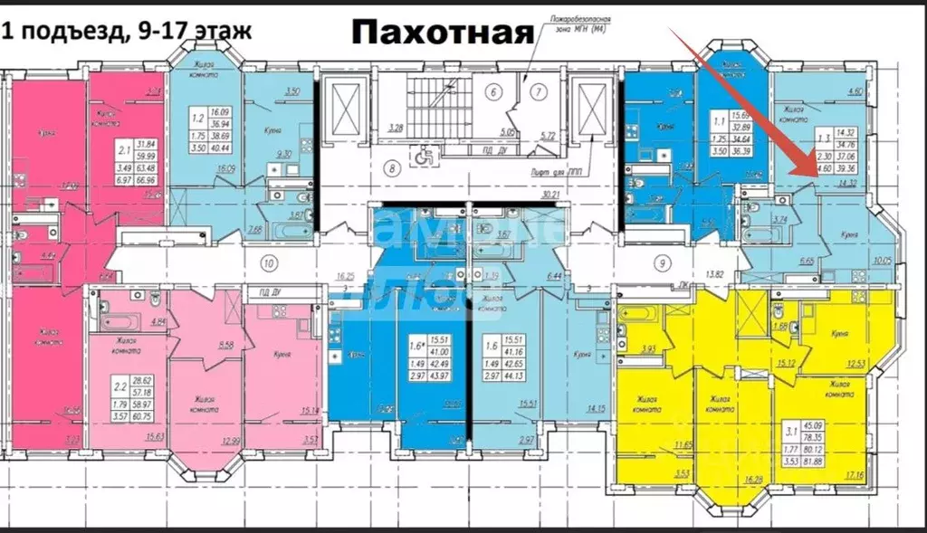 1-к кв. Тамбовская область, Тамбов Радужный мкр, ул. Сабуровская, 1Бк1 ... - Фото 0