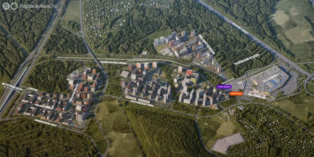 2-комнатная квартира: Москва, НАО, район Коммунарка, квартал № 28 ... - Фото 2