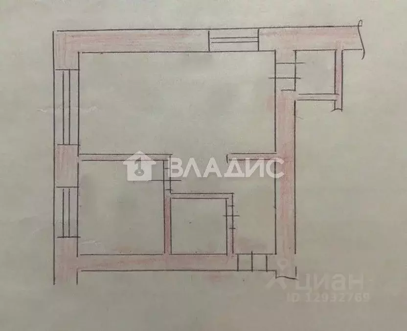 1-к кв. Пензенская область, Бессоновский район, пос. Полевой ул. ... - Фото 2