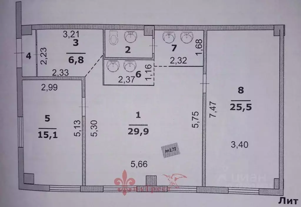 Помещение свободного назначения в Белгородская область, Белгород ... - Фото 1
