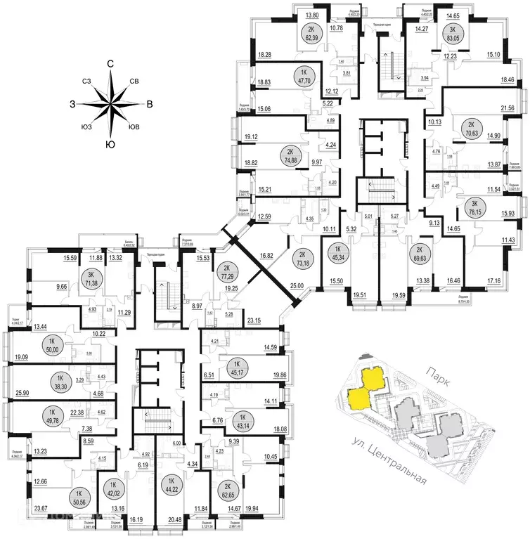 Продаётся 2-к квартира, 50 м - Фото 1