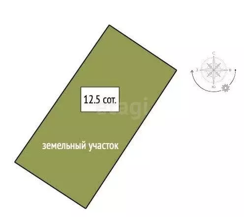 Участок в Яникой, улица Мечиева (12.5 м) - Фото 0