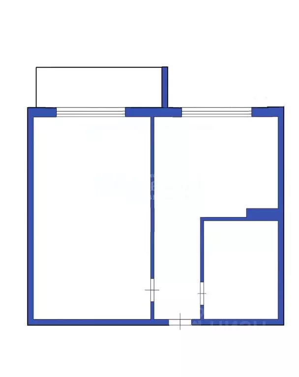 1-к кв. Кемеровская область, Топки Солнечный мкр, 29 (26.9 м) - Фото 2