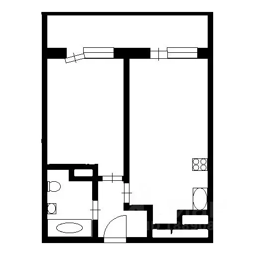 1-к кв. Санкт-Петербург просп. Большевиков, 8К1 (41.0 м) - Фото 2