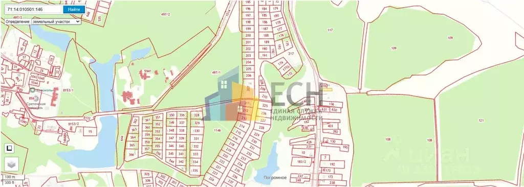Участок в Тульская область, Тула городской округ, д. Погромное  (6.0 ... - Фото 2