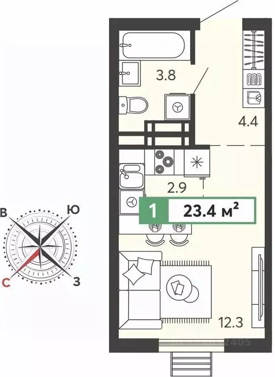 Студия Пензенская область, Пензенский район, Засечный сельсовет, с. ... - Фото 0