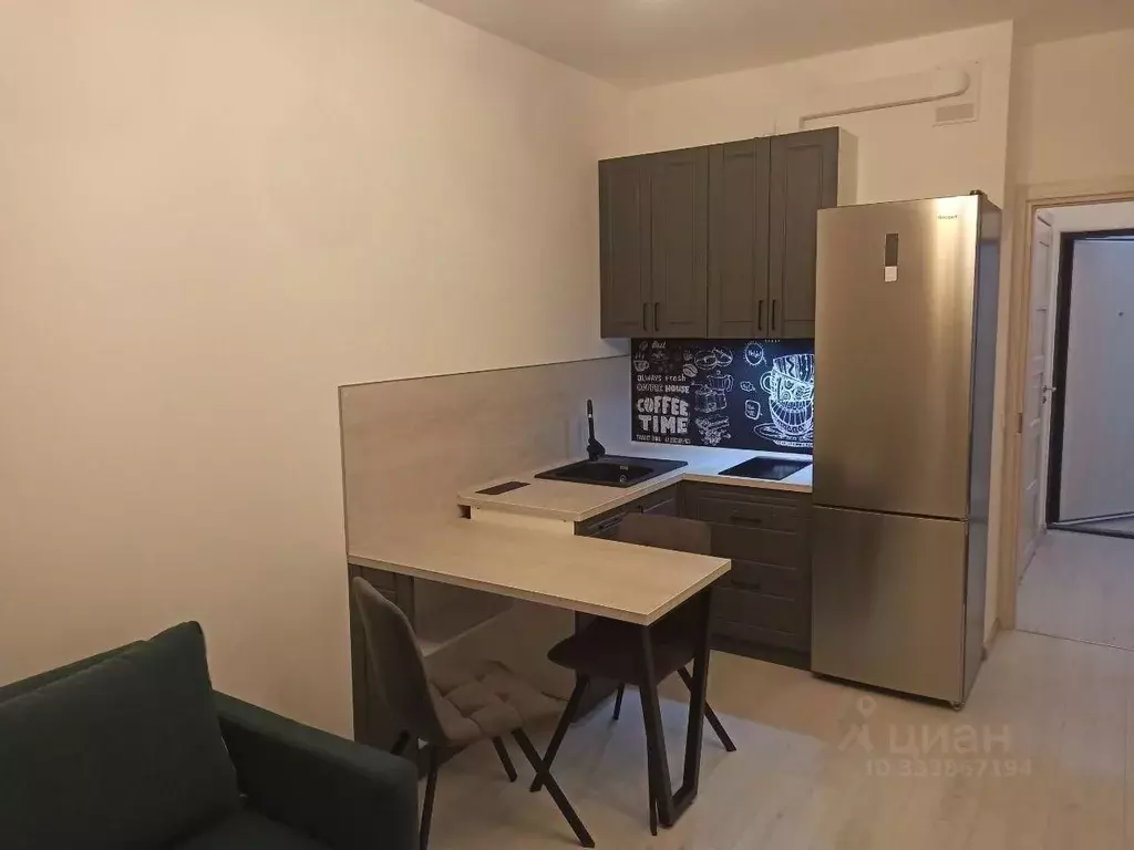 Студия Санкт-Петербург аллея Арцеуловская, 19 (24.2 м) - Фото 2