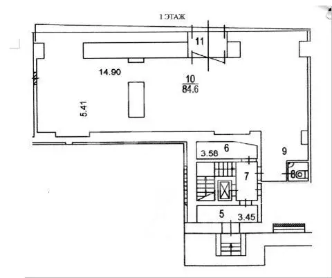 Помещение свободного назначения в Москва Ленинский просп., 87 (100 м) - Фото 2