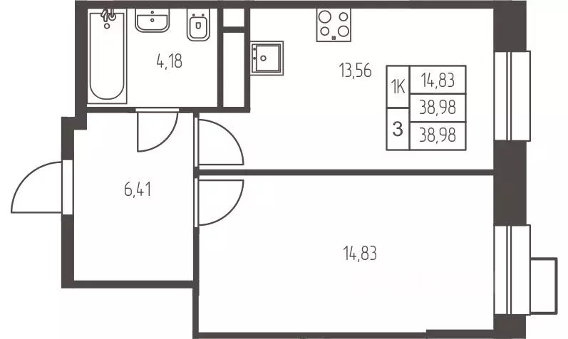 1-к кв. Московская область, Ивантеевка Пушкинский городской округ, ... - Фото 1