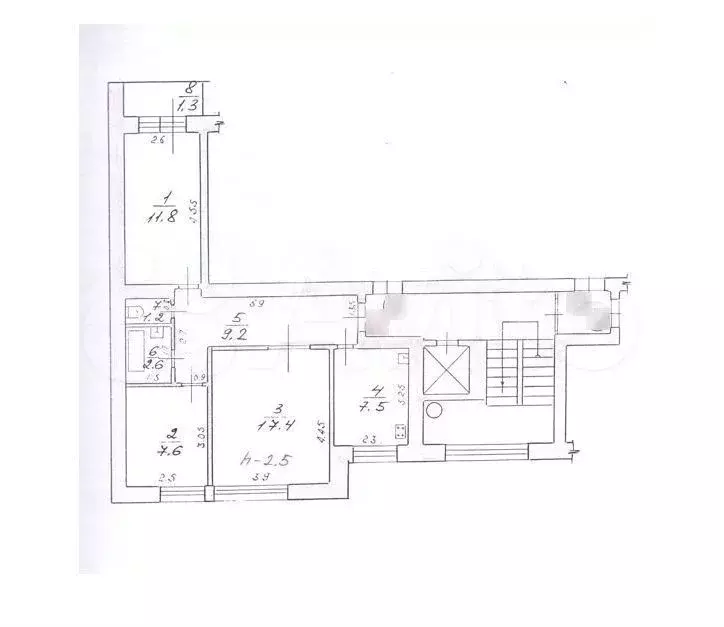 3-к. квартира, 60 м, 4/9 эт. - Фото 0