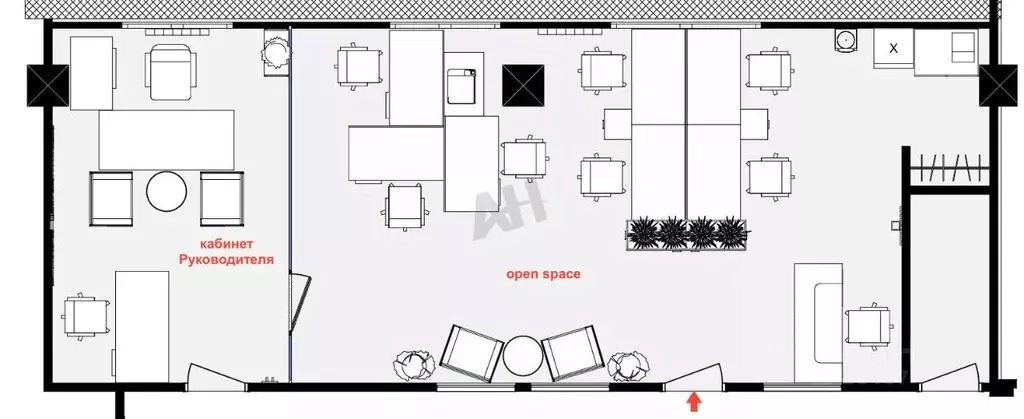 Офис в Москва Партийный пер., 1к57с1 (74 м) - Фото 1