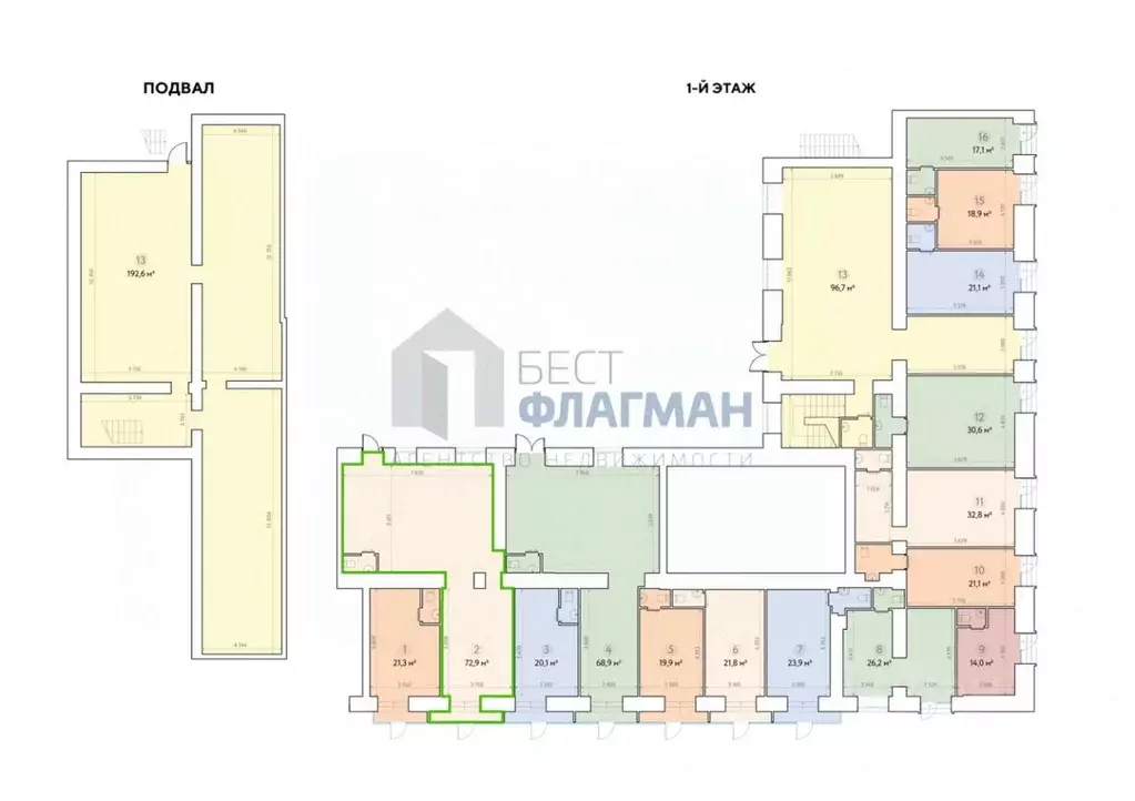 Помещение свободного назначения в Москва Ленинский просп., 79 (73 м) - Фото 2