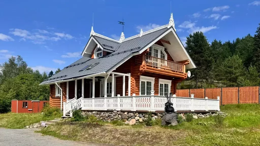 Дом в Карелия, Питкярантский муниципальный округ, д. Хийденсельга ул. ... - Фото 1