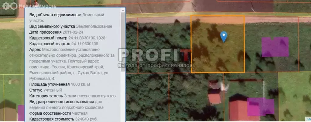 Участок в Шуваевский сельсовет, посёлок Сухая Балка, Рубиновая улица, ... - Фото 0