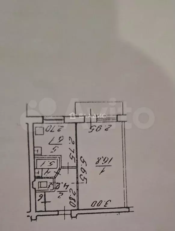 1-к. квартира, 31 м, 3/5 эт. - Фото 0