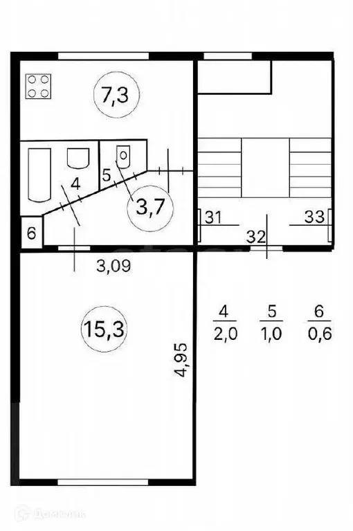 Продаётся 1-к квартира, 30 м - Фото 1