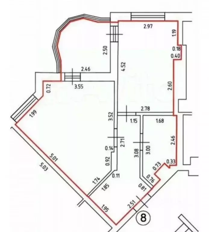 1-к кв. Калининградская область, Гурьевск ул. Ленина (51.0 м) - Фото 2