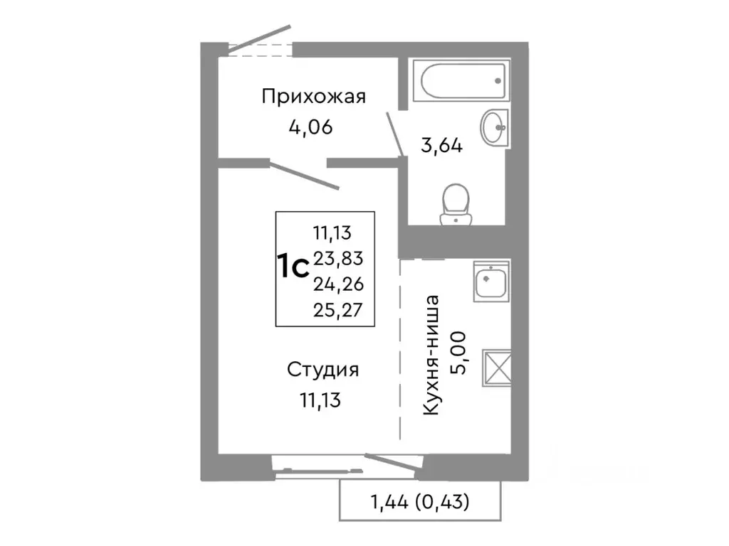 Студия Челябинская область, Челябинск Никс Лайн на Ярославской жилой ... - Фото 1