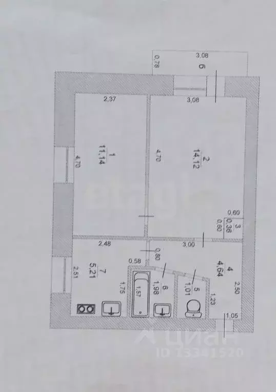 2-к кв. Ульяновская область, Ульяновск Краснопролетарская ул., 1 ... - Фото 0
