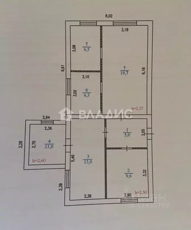 Дом в Пензенская область, Лунино рп ул. Социальная, 38 (67 м) - Фото 1