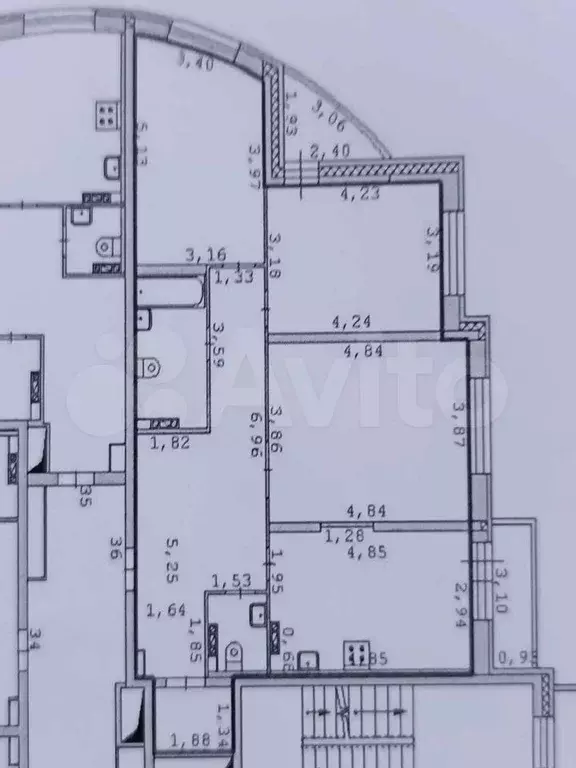 3-к. квартира, 90 м, 6/25 эт. - Фото 0