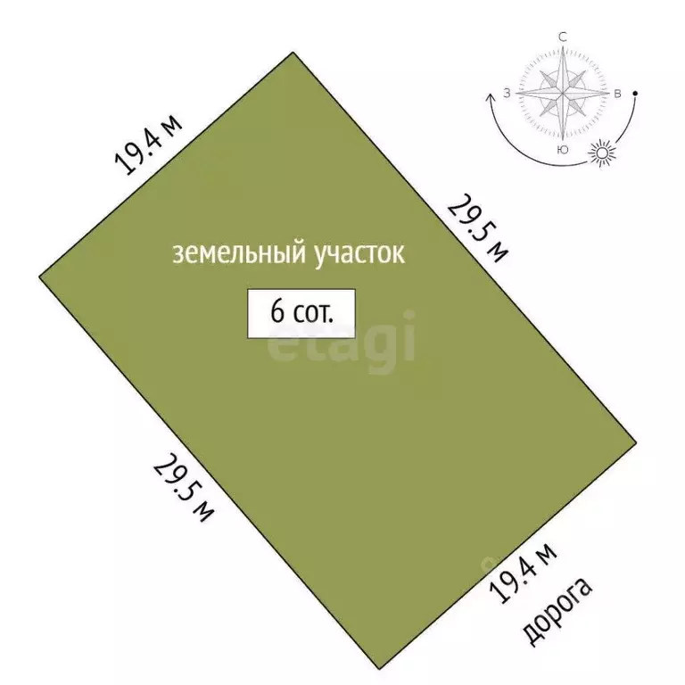 Участок в Тюменская область, Тюменский муниципальный округ, с. ... - Фото 2