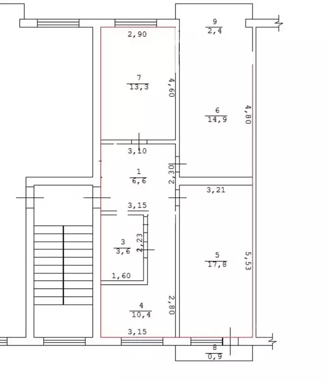 3-к кв. Крым, Симферополь ул. Залесская, 81 (70.4 м) - Фото 1