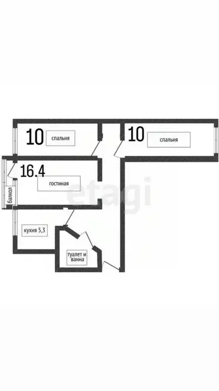 3-к кв. Адыгея, Майкоп ул. Ленина, 8 (57.2 м) - Фото 1