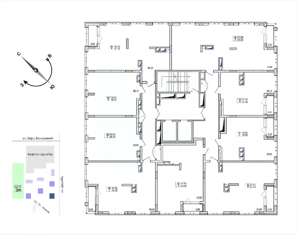 2-к кв. Кемеровская область, Кемерово ул. Дружбы, 11 (38.48 м) - Фото 2