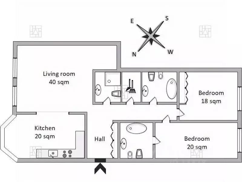 3-к кв. Москва ул. Бахрушина, 13 (150.0 м) - Фото 1