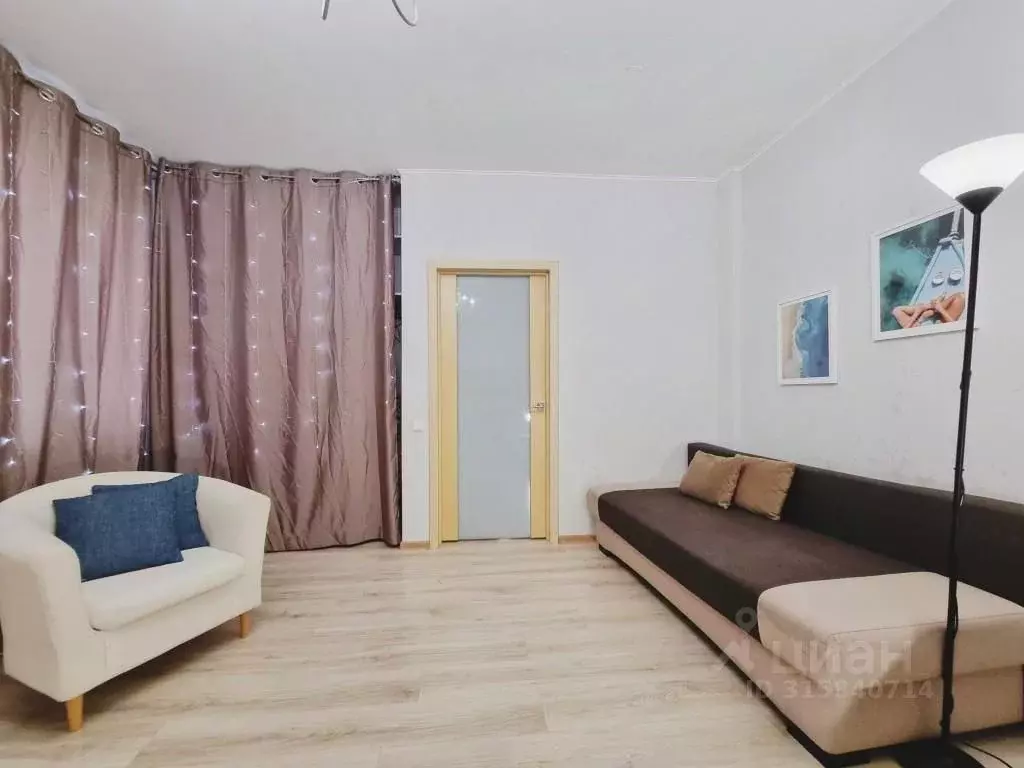 1-к кв. Татарстан, Казань просп. Победы, 139к2 (38.0 м) - Фото 1