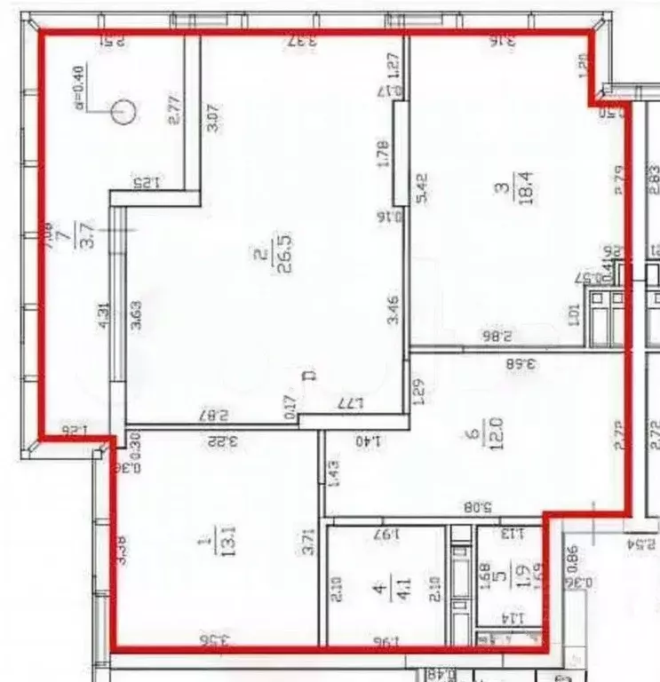 3-к кв. Татарстан, Казань Шоссейная ул., 57 (79.7 м) - Фото 2
