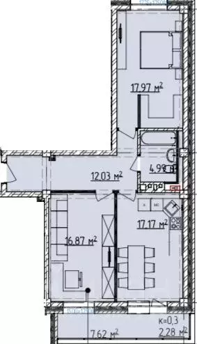 2-к кв. Иркутская область, Шелехов 5-й кв-л, 1 (76.65 м) - Фото 1