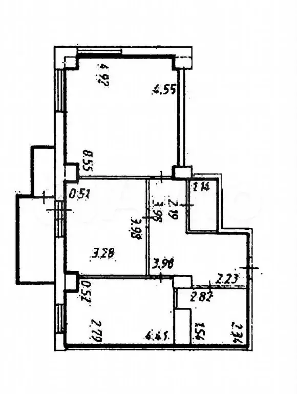 2-к. квартира, 71 м, 4/25 эт. - Фото 0